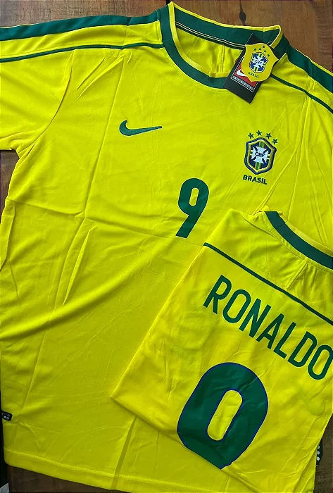 Camiseta retro Brasil 1998