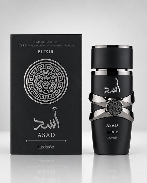 PERFUME ASAD ELIXIR LATTAFA EAU DE PARFUM 100ML inspiração ( Boss Bottled Elixir da Hugo Boss )