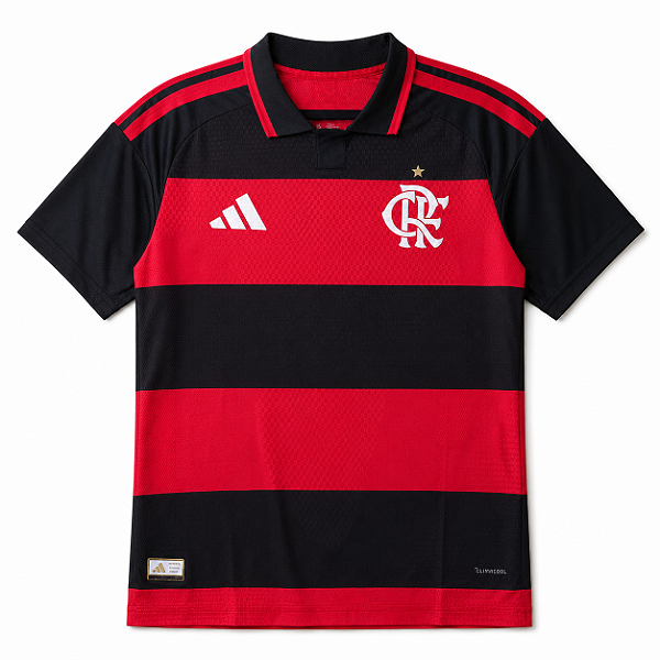Camisa Flamengo Home Rubro-Negra – Modelo Jogador 26/27