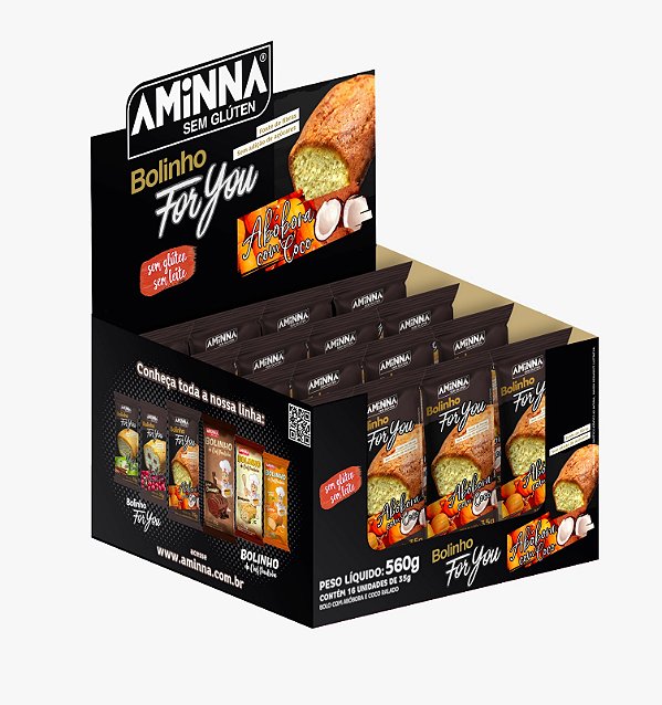 Bolinho For You Abóbora com Coco - 35g