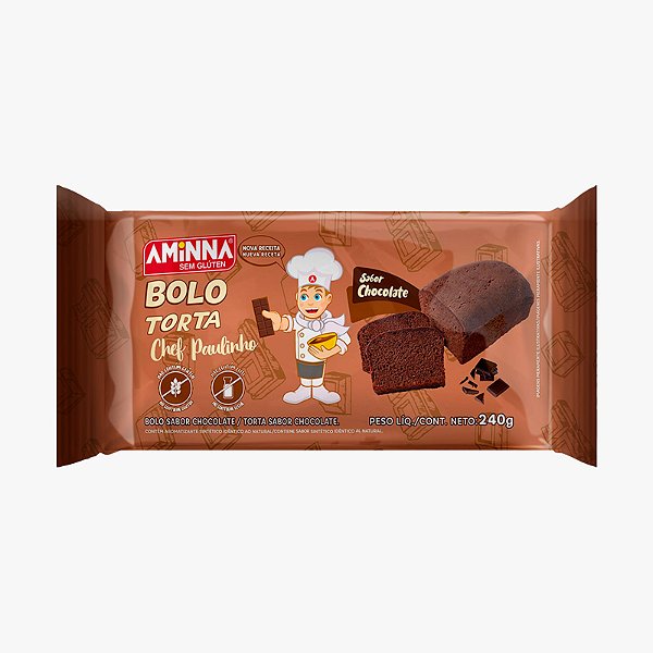 Bolo do Chef Paulinho Sabor Chocolate - 240g
