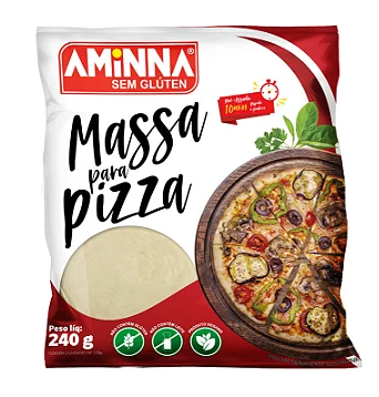 Massa para Pizza Sem Glúten Aminna - 240g