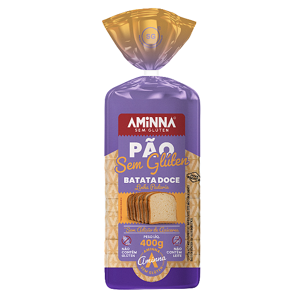 Pão SG de Batata Doce - Sem Glúten - 400g