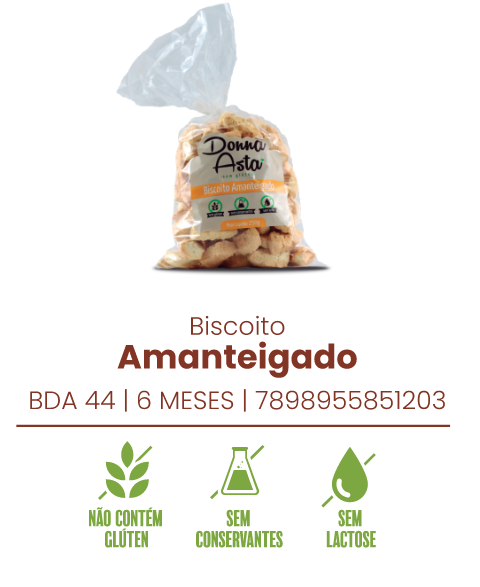 Biscoito Amanteigado Donna Asta - 250g