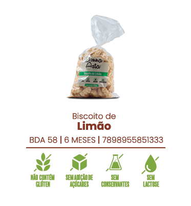 Biscoito de Limão Donna Asta - 250g