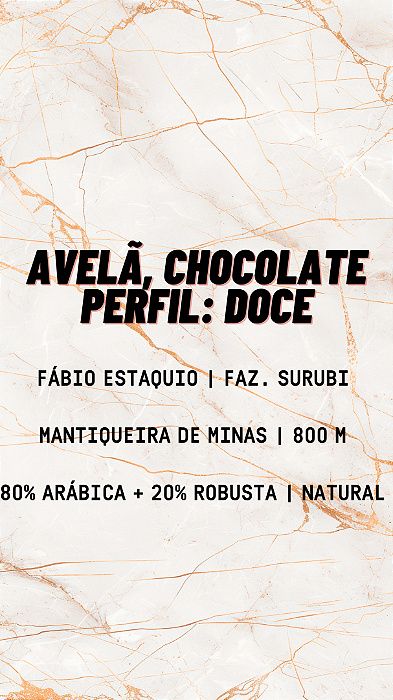 CARAMELO E AVELÃ | FAZ SURUBI - 200g ou 1Kg