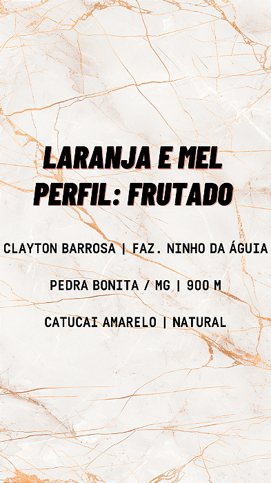 LARANJA E MEL | FAZ NINHO DA ÁGUIA - 200g ou 1Kg