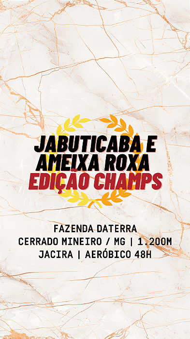 JABUTICABA E AMEIXA | FAZENDA DATERRA - 80G (nanolote)