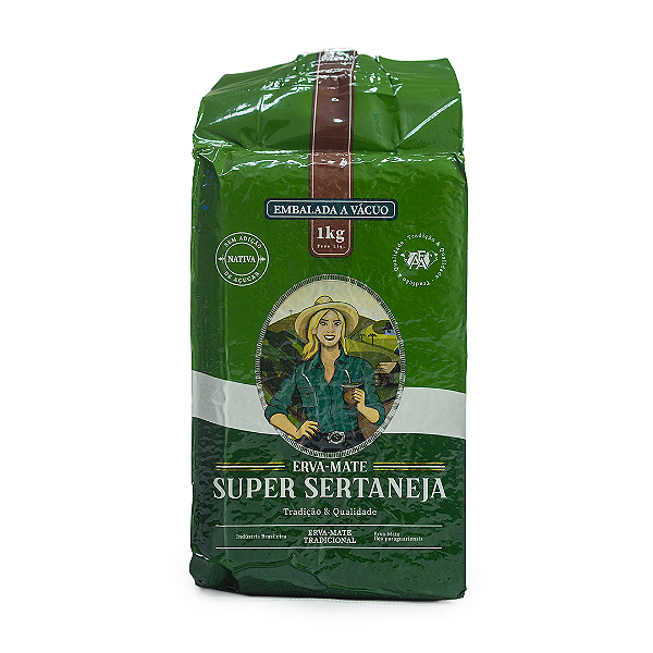 Erva Mate Super Sertaneja à Vácuo – 1kg