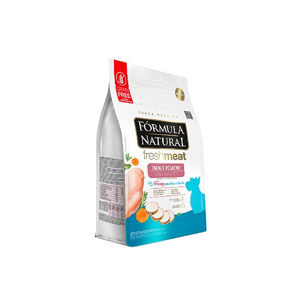 Ração Fórmula Natural Fresh Meat para Cães Adultos de Pequeno Porte 2,5kg
