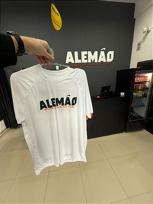 Camiseta - Alemão Suplementos Branca - GG