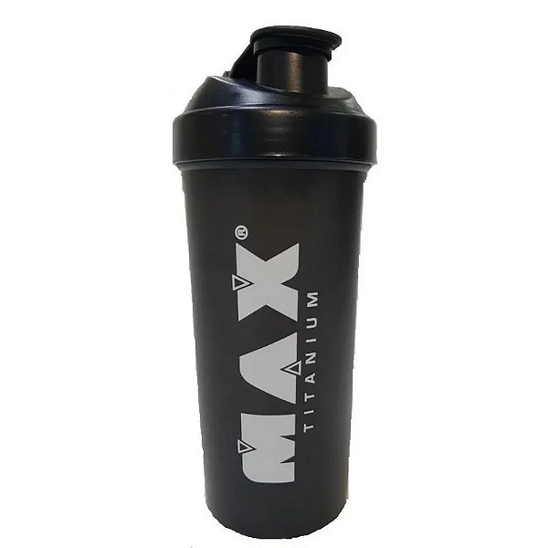 Coqueteleira Preta 700ml – Max Titanium