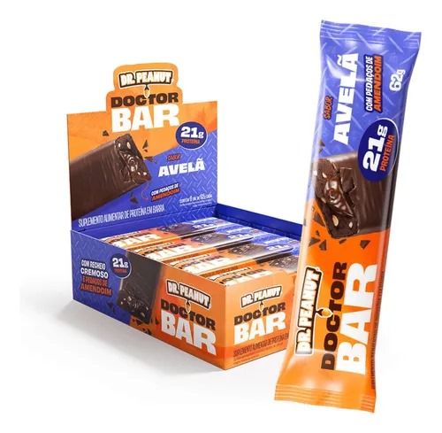 Doctor Bar Avelã 8un de 62g – Dr. Peanut