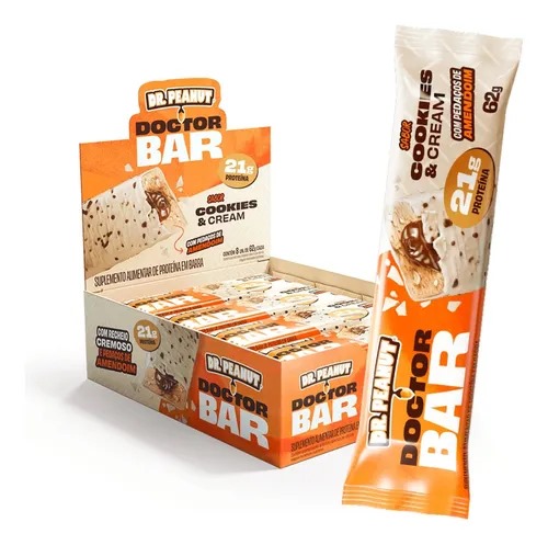 Doctor Bar Cookies & Cream 62g – Dr. Peanut