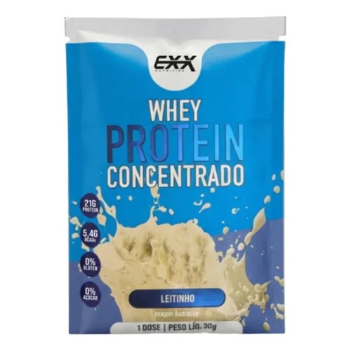 Whey Concentrado - Leitinho - Exx Nutrition - Monodose