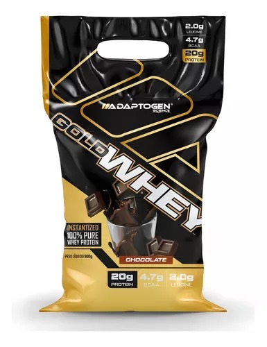 Gold Whey Chocolate 900g Bag – Adaptogen