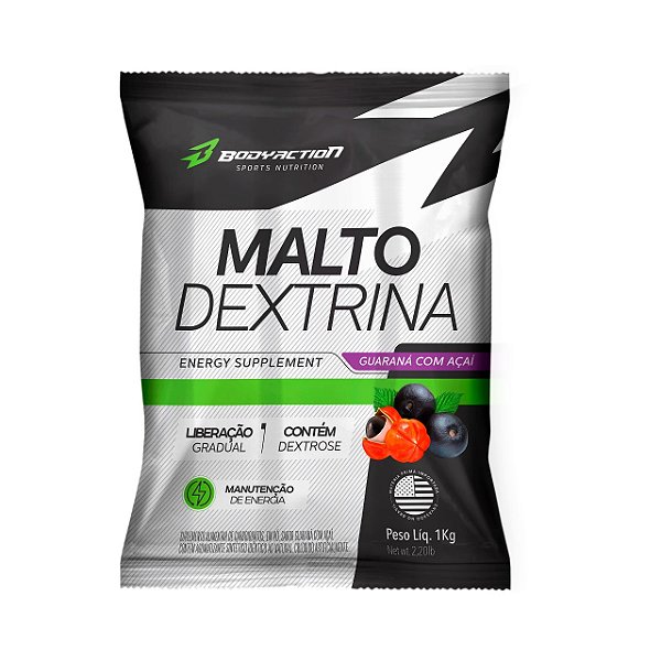 Maltodextrina Guaraná com Açaí 1kg Bodyaction