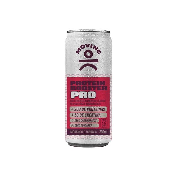 Moving PROT Booster Morango e Acerola – Lata 310ml