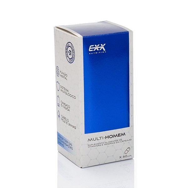 Multivitamínico Masculino (60 caps) - Exx Nutrition