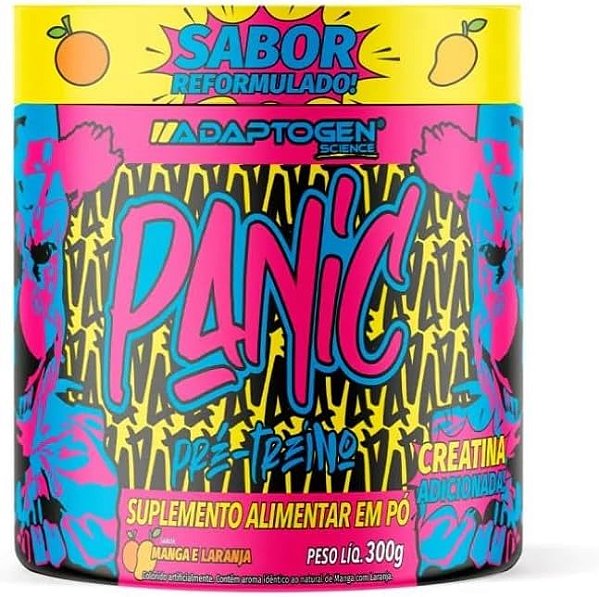 Panic Pré-Treino Manga com Laranja 300g – Adaptogen Science