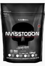 Masstodon Hipercalórico 3kg Morango  – Black Skull