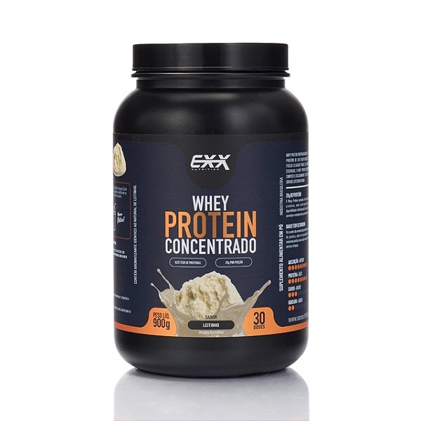 Whey 100% (900g.) Leitinho - Exx Nutrition