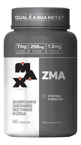 ZMA (90 cápsulas) – Max Titanium