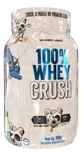 100% Whey Crush Concentrada sabor Milk Cream