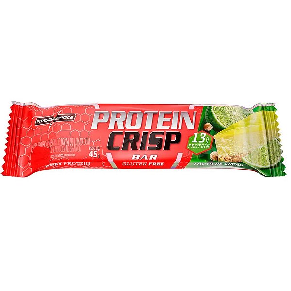 Barra Crisp Bar Proteína (45g.) Torta de Limão - Integralmédica