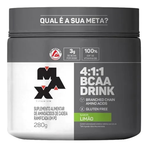 BCAA Drink (280g) Limão - Max Titanium