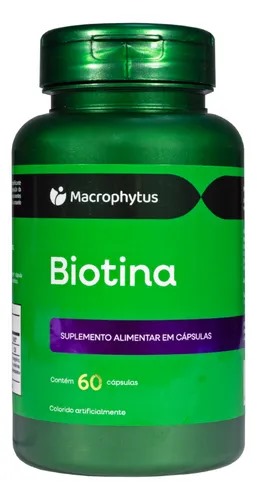 Biotina 250mg – 60 Cápsulas – Macrophytus