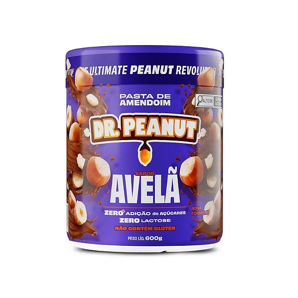 Pasta de Amendoim sabor Avelã 600g – Dr. Peanut