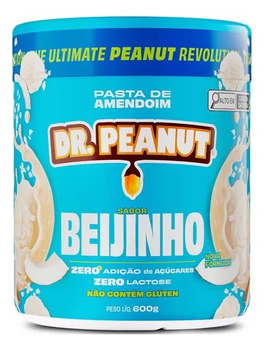Pasta de Amendoim sabor Beijinho 600g da Dr. Peanut