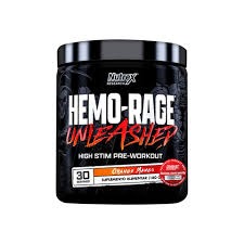 Pré Treino Hemo Rage Unleashed 30 Serv - Laranja com Mango