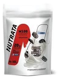 Whey Concentrado W100 Refil Sabor Cookies 900g Nutrata