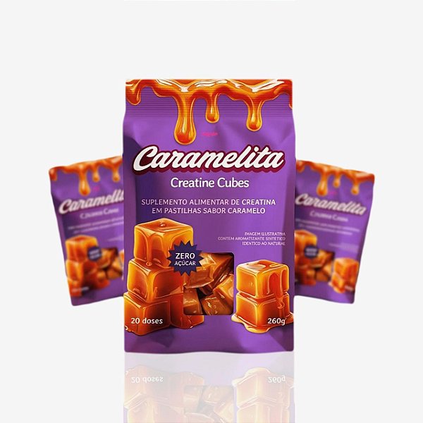 Creatina de Caramelo em Tabletes - Exx Nutrition