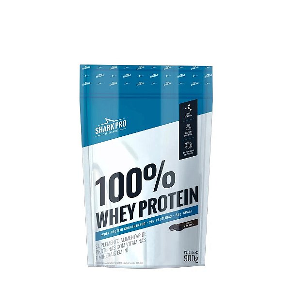 100% Whey Protein Pouch 900g – Cookies – Shark Pro