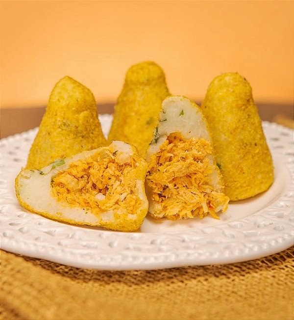 Coxinha Fit De Frango - Qerita Saudavel