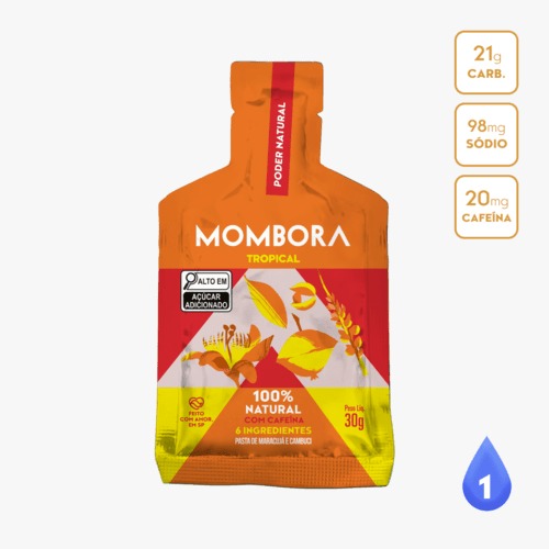 Pasta Tropical maracuja e cambuci (com cafeína) - sache