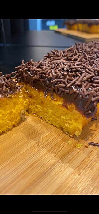 BOLO DE CENOURA SEM GLUTEN SEM LACTOSE