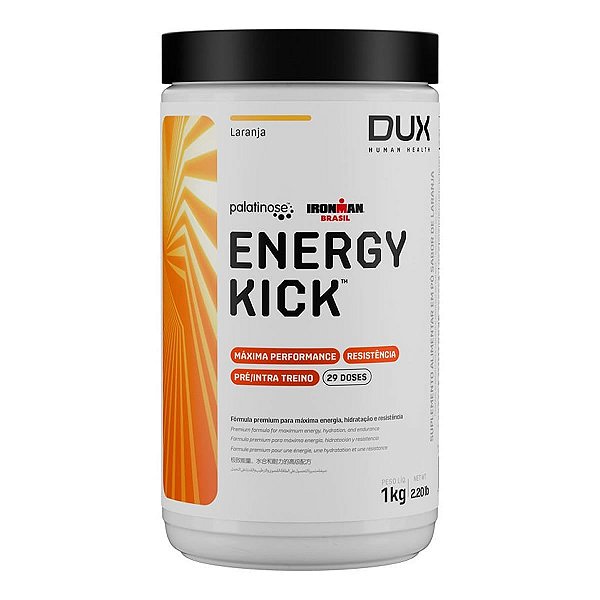 ENERGY KICK CAFFEINE 1000G - LARANJA