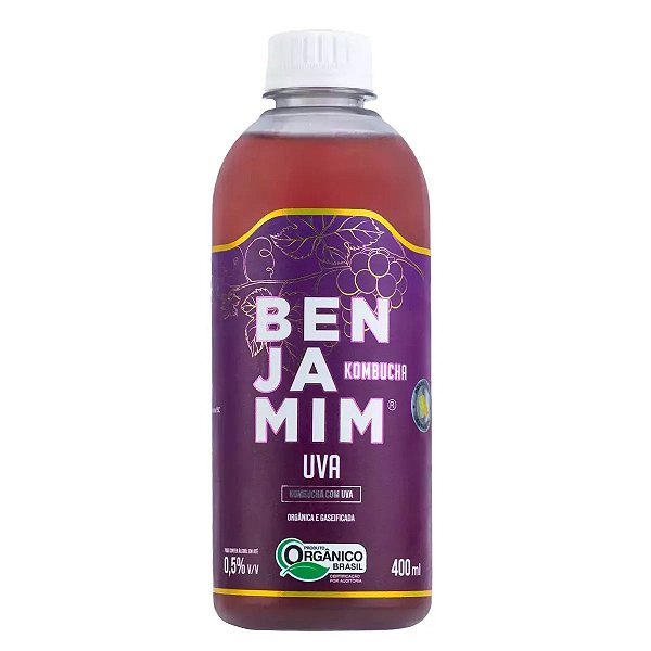 BENJAMIM KOMBUCHA ORGANICA UVA 400ML