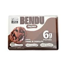 Paçoca Whey Cookie de Chocolate - Bendu