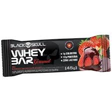 Whey Bar Morango com Chocolate 45g - Black Skull