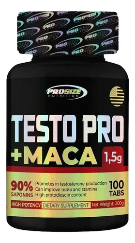 Testo Pro + Maca 100 Tabs - Prosize