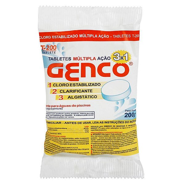 GENCLOR T-200 TRIPLA AÇÃO 3X1
