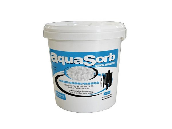 PASTILHAS ABSORVEDORAS AQUASORB (REFIL 3KG)
