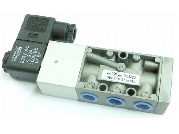 VALVULA SOLENOIDE MOLA 1/4 5 VIAS        6580