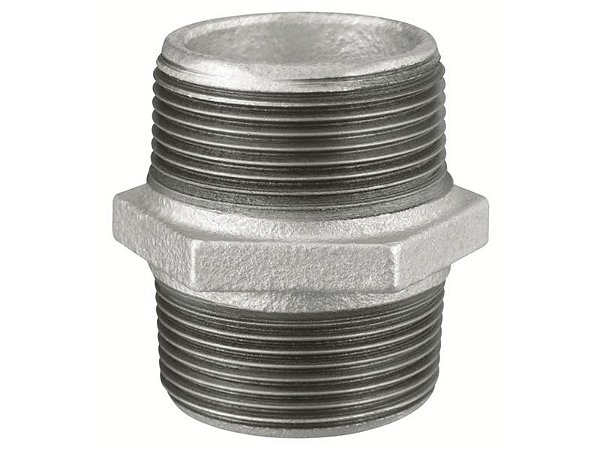 NIPLE 1/2 X 1/2 NPT GALVANIZADO