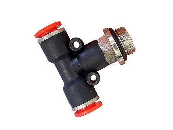 TEE UNIAO INSTANTANEO 8MM X 1/4 ROSCA CENTRAL